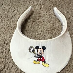Disney Mickey Mouse Kids Tennis Visor - White and Yellow